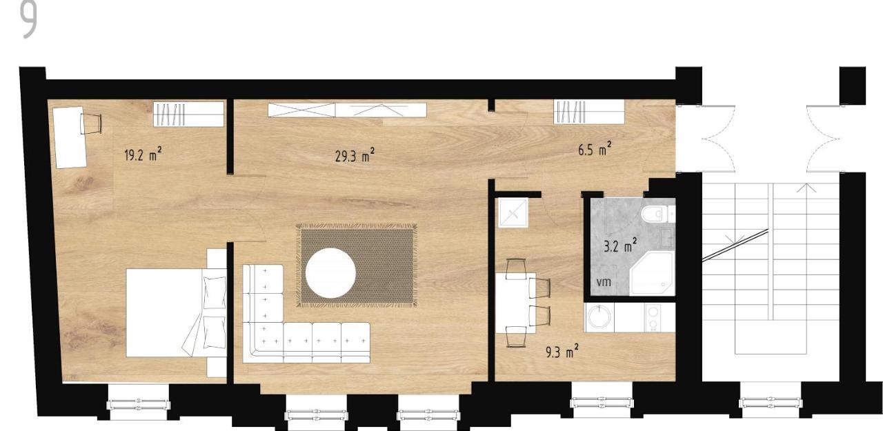 Ferienwohnung Gourmet Storie'S Ap 68Sqm Renovated Free Parking Riga Exterior foto